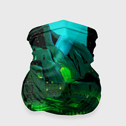 Бандана-труба Зелёный город, цвет: 3D-принт