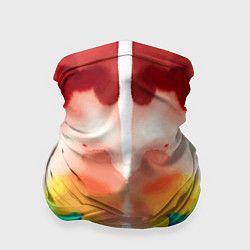 Бандана-труба Цветная монотипия - поп-арт, цвет: 3D-принт