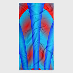Бандана-труба Сине-красные, цвет: 3D-принт — фото 2