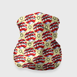 Бандана-труба Силуэт мяча, цвет: 3D-принт