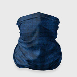 Бандана-труба Мелкая синяя плитка текстура, цвет: 3D-принт