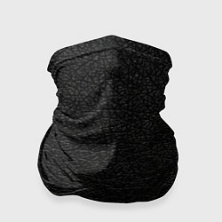 Бандана-труба Чёрная текстура кожи, цвет: 3D-принт