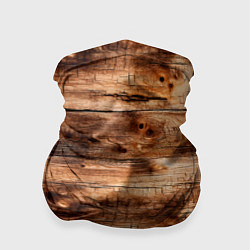 Бандана-труба Старая деревянная обшивка, цвет: 3D-принт