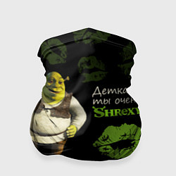 Бандана-труба Shrexy Shrek, цвет: 3D-принт