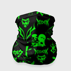 Бандана-труба Berserk neon green, цвет: 3D-принт