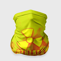 Бандана-труба Stalker yellow flame, цвет: 3D-принт
