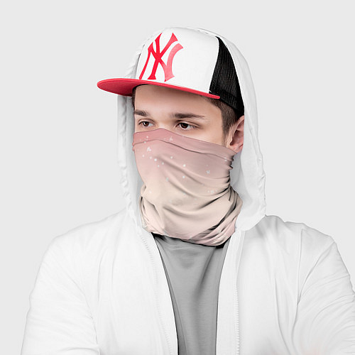 Бандана Снежное сияние ночи / 3D-принт – фото 2