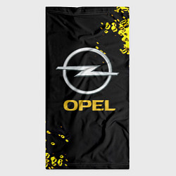 Бандана-труба Opel желтые краски, цвет: 3D-принт — фото 2