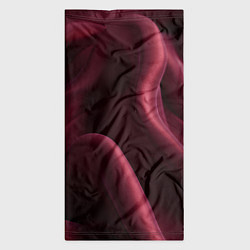 Бандана-труба Бордовый шелк, цвет: 3D-принт — фото 2