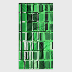 Бандана-труба Зелёные прямоугольники, цвет: 3D-принт — фото 2