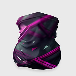 Бандана Фиолетовая абстрактная конструкция