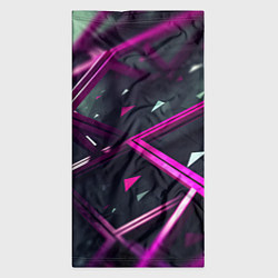 Бандана-труба Фиолетовая абстрактная конструкция, цвет: 3D-принт — фото 2