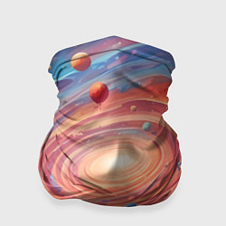 Бандана-труба Галактика в спирали, цвет: 3D-принт
