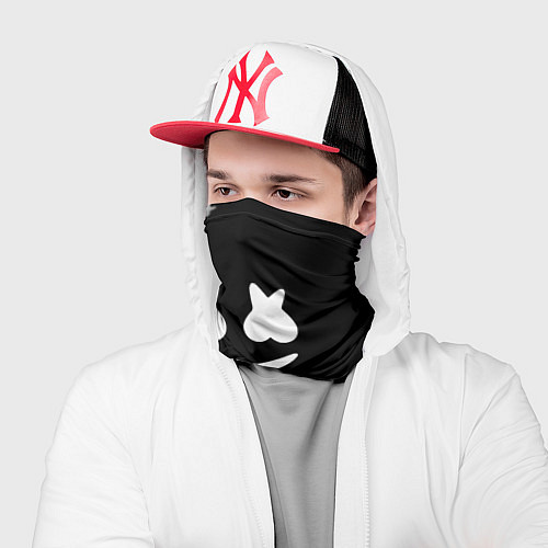 Бандана Marshmello black collection / 3D-принт – фото 2