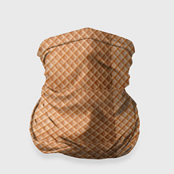 Бандана-труба Сладкая вафелька, цвет: 3D-принт