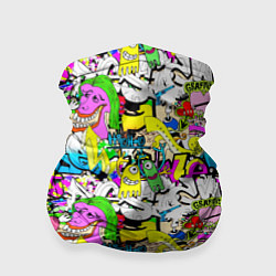 Бандана-труба Цветное граффити, цвет: 3D-принт