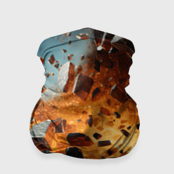 Бандана-труба Большой взрыв камней, цвет: 3D-принт
