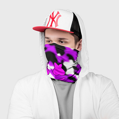 Бандана Marshmello camo / 3D-принт – фото 2