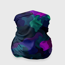 Бандана-труба Хаотичный камуфляж, цвет: 3D-принт