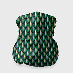 Бандана-труба Чешуя зеленого змея, цвет: 3D-принт