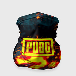 Бандана-труба PUBG огненое лого, цвет: 3D-принт