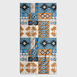 Бандана-труба Этнический мозаичный геометрический паттерн, цвет: 3D-принт — фото 2
