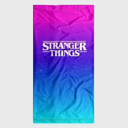 Бандана-труба Stranger Things gradient colors, цвет: 3D-принт — фото 2