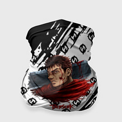 Бандана-труба Berserk anime black pattern, цвет: 3D-принт