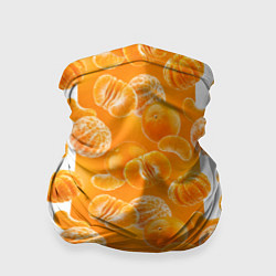 Бандана-труба Мандарины, цвет: 3D-принт