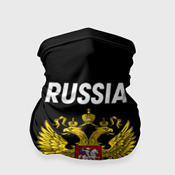 Бандана-труба Россия герб краски абстракция, цвет: 3D-принт