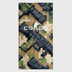 Бандана-труба Counter Strike - pixel military pattern, цвет: 3D-принт — фото 2