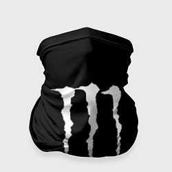Бандана-труба Monster energy белое лого, цвет: 3D-принт