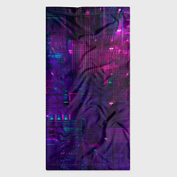 Бандана-труба Неоновые огни квадратов, цвет: 3D-принт — фото 2