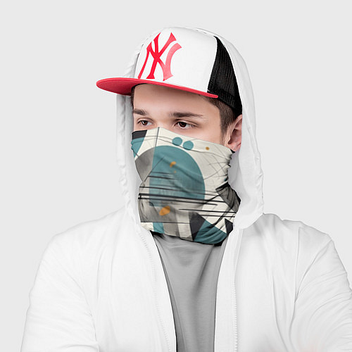 Бандана Три человека авангард / 3D-принт – фото 2