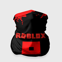 Бандана-труба Roblox краски красные, цвет: 3D-принт
