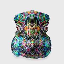 Бандана-труба Фрактальный орнамент, цвет: 3D-принт