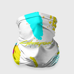 Бандана-труба Cyberpunk 2077 краски, цвет: 3D-принт