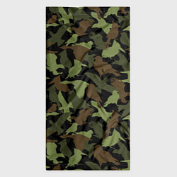 Бандана-труба Разные птицы - камуфляж, цвет: 3D-принт — фото 2