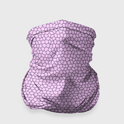 Бандана-труба Нежный розовый мозаика, цвет: 3D-принт