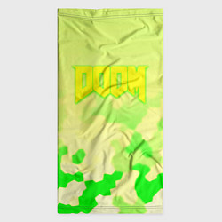 Бандана-труба Doom токсичное лого броня, цвет: 3D-принт — фото 2