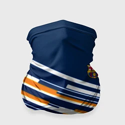 Бандана-труба Реал мадрид текстура футбол спорт, цвет: 3D-принт