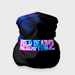 Бандана-труба Red dead redemption неоновые краски, цвет: 3D-принт