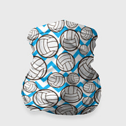 Бандана-труба Мячи волейбольные паттерн, цвет: 3D-принт