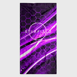 Бандана-труба Starfield game logo neon, цвет: 3D-принт — фото 2