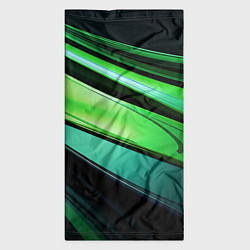 Бандана-труба Абстрактные геометрические плавные линии минимализ, цвет: 3D-принт — фото 2