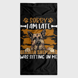 Бандана-труба Немецкая овчарка - german shepherd, цвет: 3D-принт — фото 2