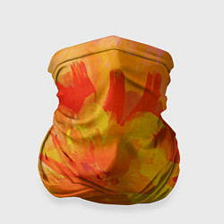 Бандана-труба Абстракция цветы мастихин, цвет: 3D-принт