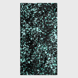 Бандана-труба Чёрный с напылением голубого цвета абстракция, цвет: 3D-принт — фото 2