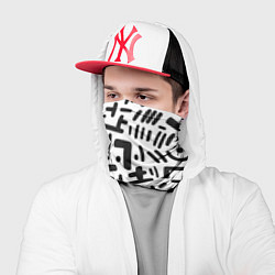 Бандана-труба Паттерн линиями, цвет: 3D-принт — фото 2