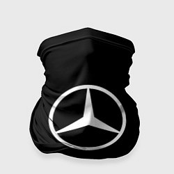 Бандана-труба Mercedes benz logo white, цвет: 3D-принт